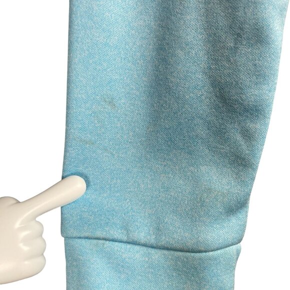 Nike Girls Hoodie XL Blue Therma Dri Fit Training Pull Over Sweatshirt Warm Soft - Picture 11 of 14